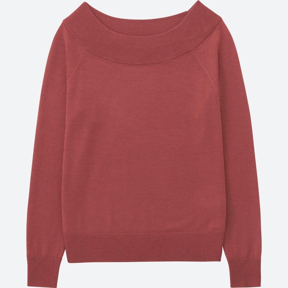 Uniqlo Sweaters - Uniqlo Extra Fine Merino Wool Boat Neck Sweater